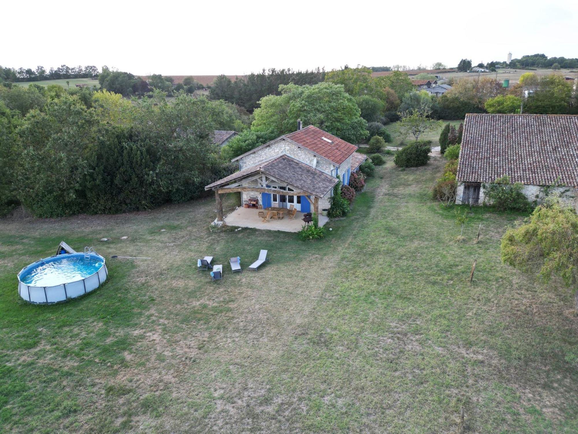 Maison 3 Chambres, Piscine, 2 Hectares De Jardin La Sauvetat-du-Dropt المظهر الخارجي الصورة